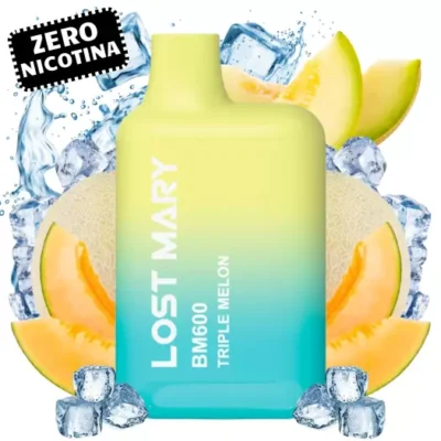 TRIPLE MELON Lost Mary BM600 – Vape Descartável Sem Nicotina (600 Puffs)