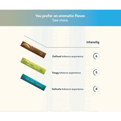 Terea Amber Turquoise iQOS: Tabaco Torrado com Mentol Refrescante