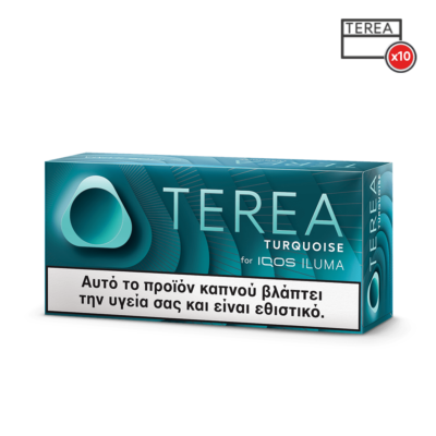 Terea Amber Turquoise iQOS: Tabaco Torrado com Mentol Refrescante