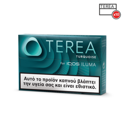 Terea Amber Turquoise iQOS: Tabaco Torrado com Mentol Refrescante